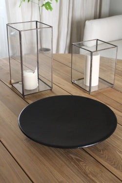 Støbjerns fad