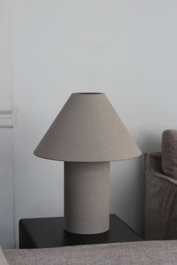 Stof bordlampe