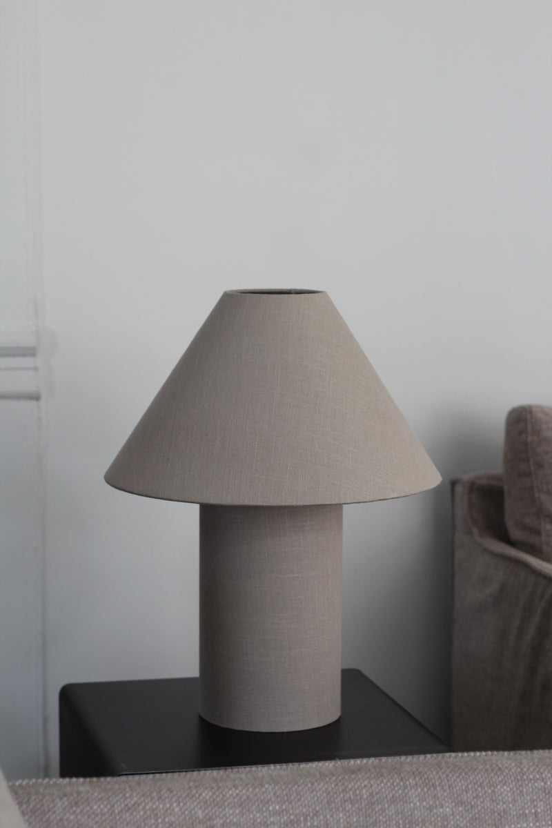 Stof bordlampe