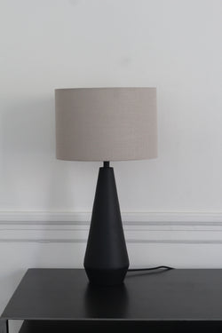 Sort bordlampe