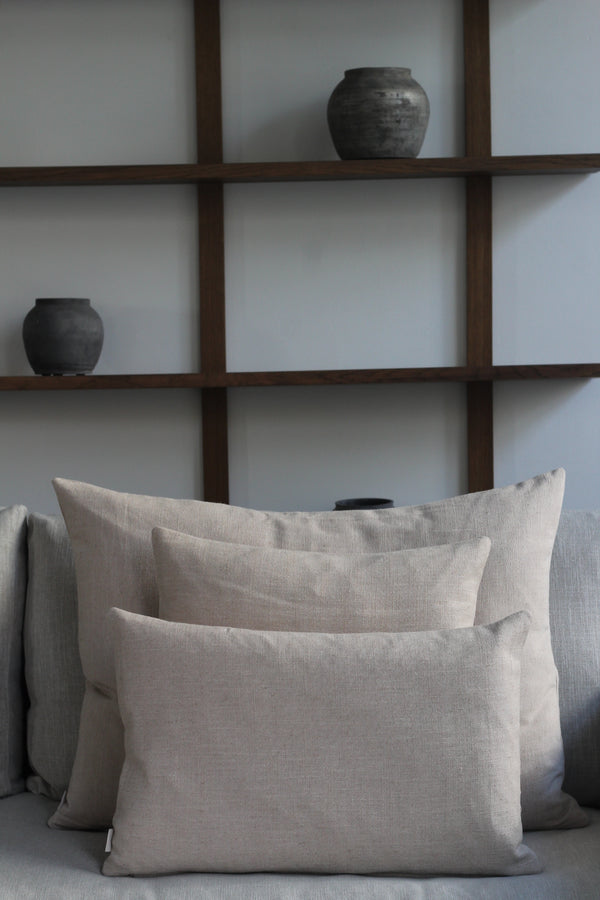 Greigefarvet hørpuder