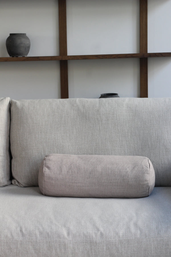 Sandfarvet hørpuder