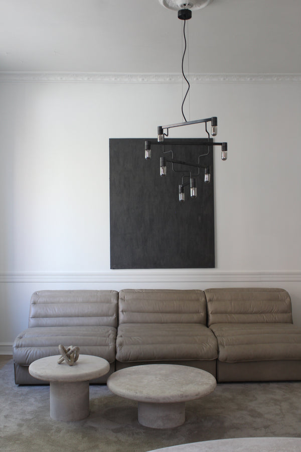 Lounge modulsofa i læder