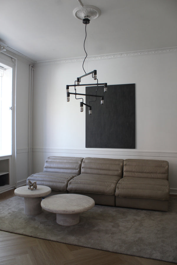 Lounge modulsofa i læder